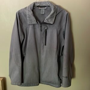 Women’s winter coat. Size 1X, color gray from JC Penny.